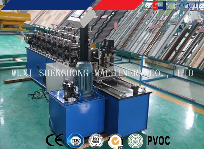Automatic Control Steel Door Frame Roll Forming Machine , High Speed